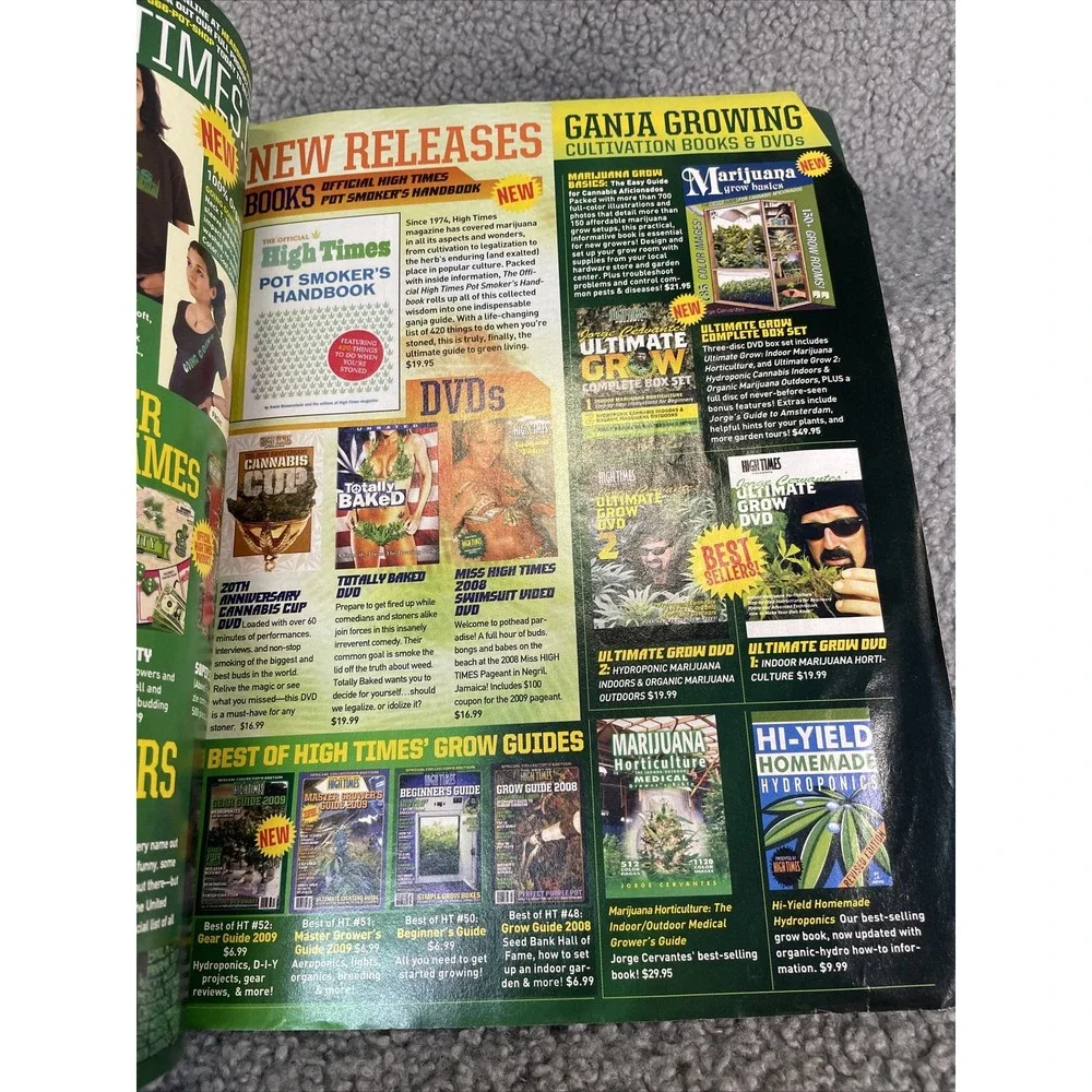 HIGH‎ TIMES MAGAZINE August 2009